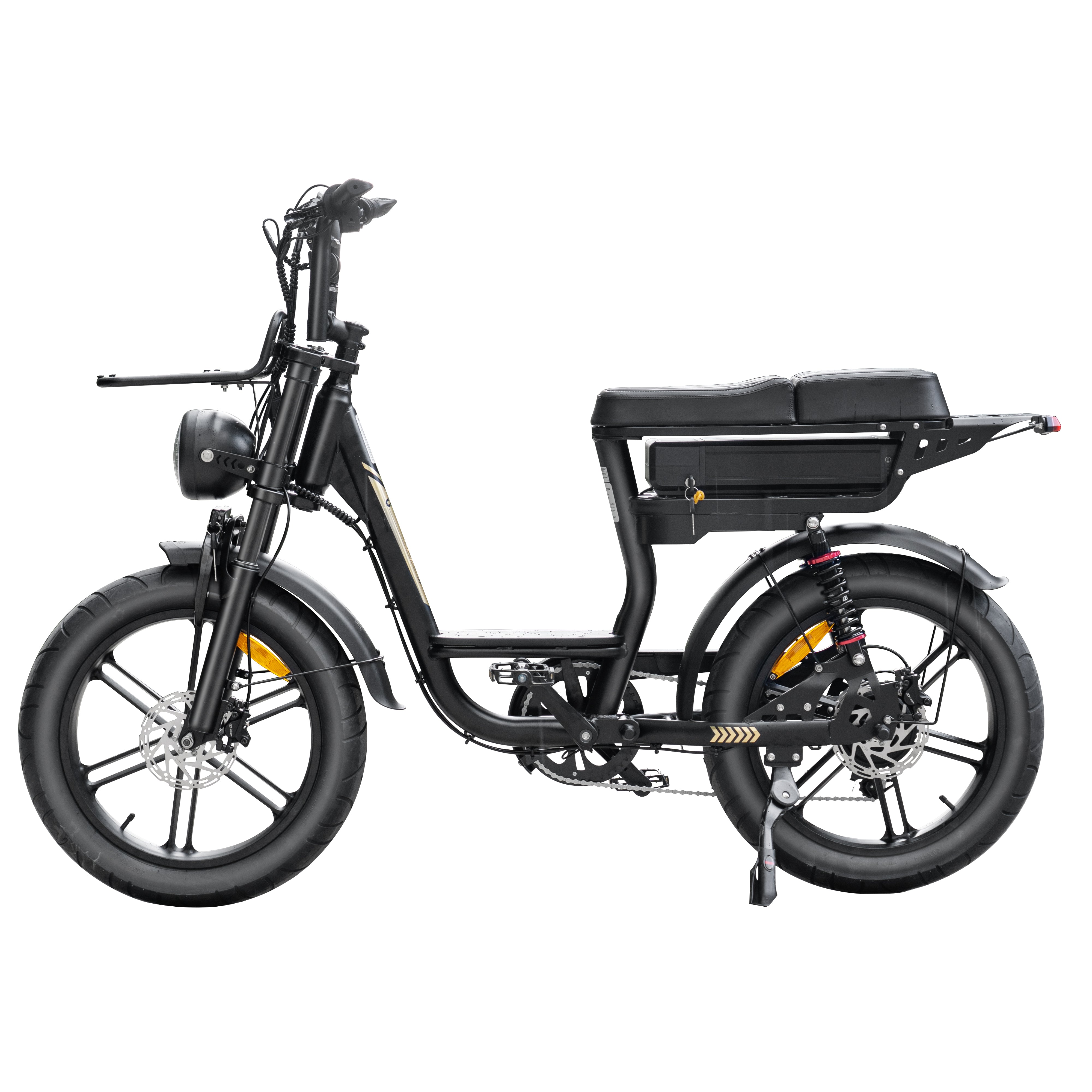 Fatbike V20 Pro Comfort - Zwart - Hydraulische Remmen - Lage instap