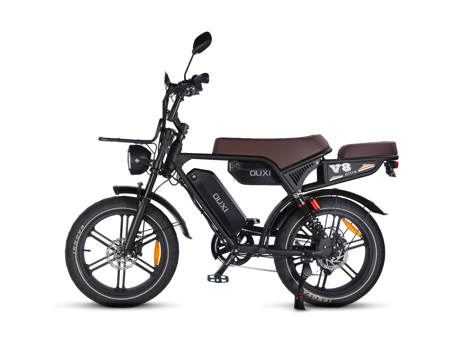 OUXI V8 Ultra Max - Zwart Bruin zadel