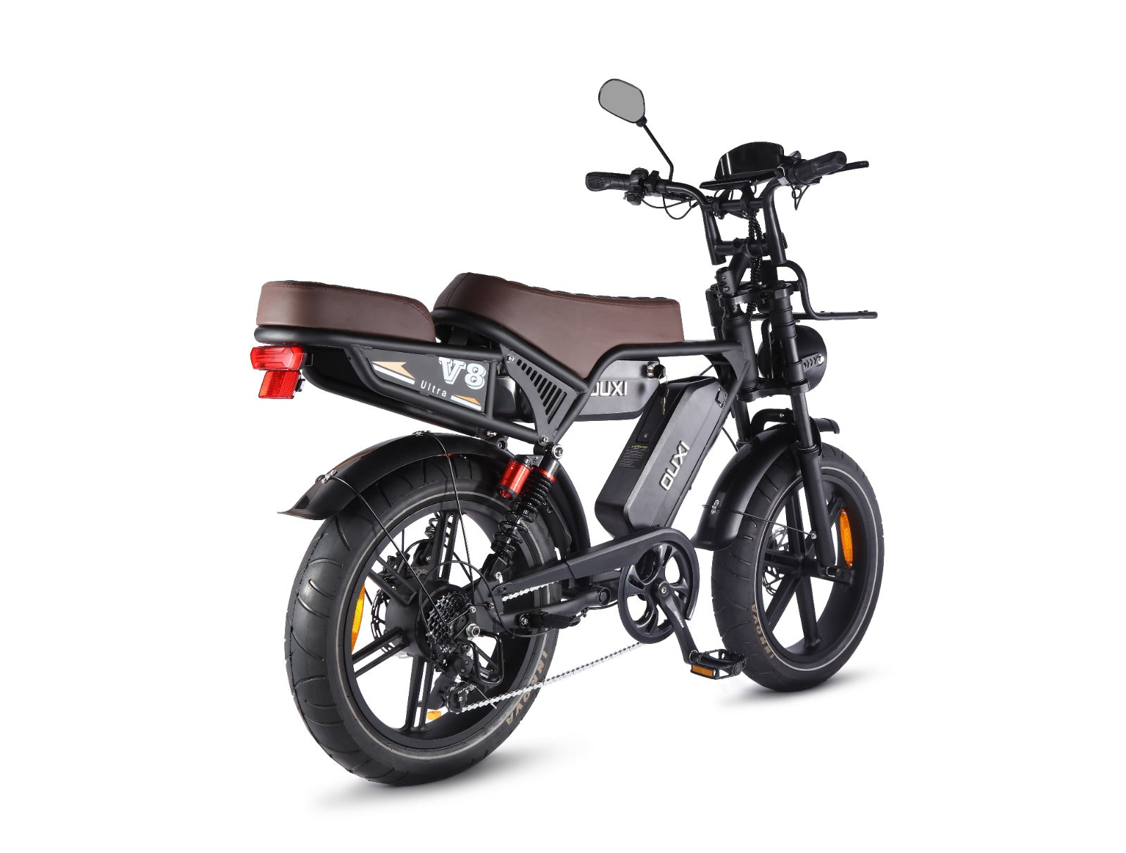 OUXI V8 Ultra Max - Zwart Bruin zadel