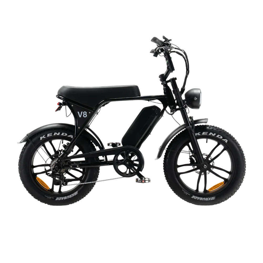 OUXI V8 3.0 Fatbike - Zwart - Hydraulische Remmen