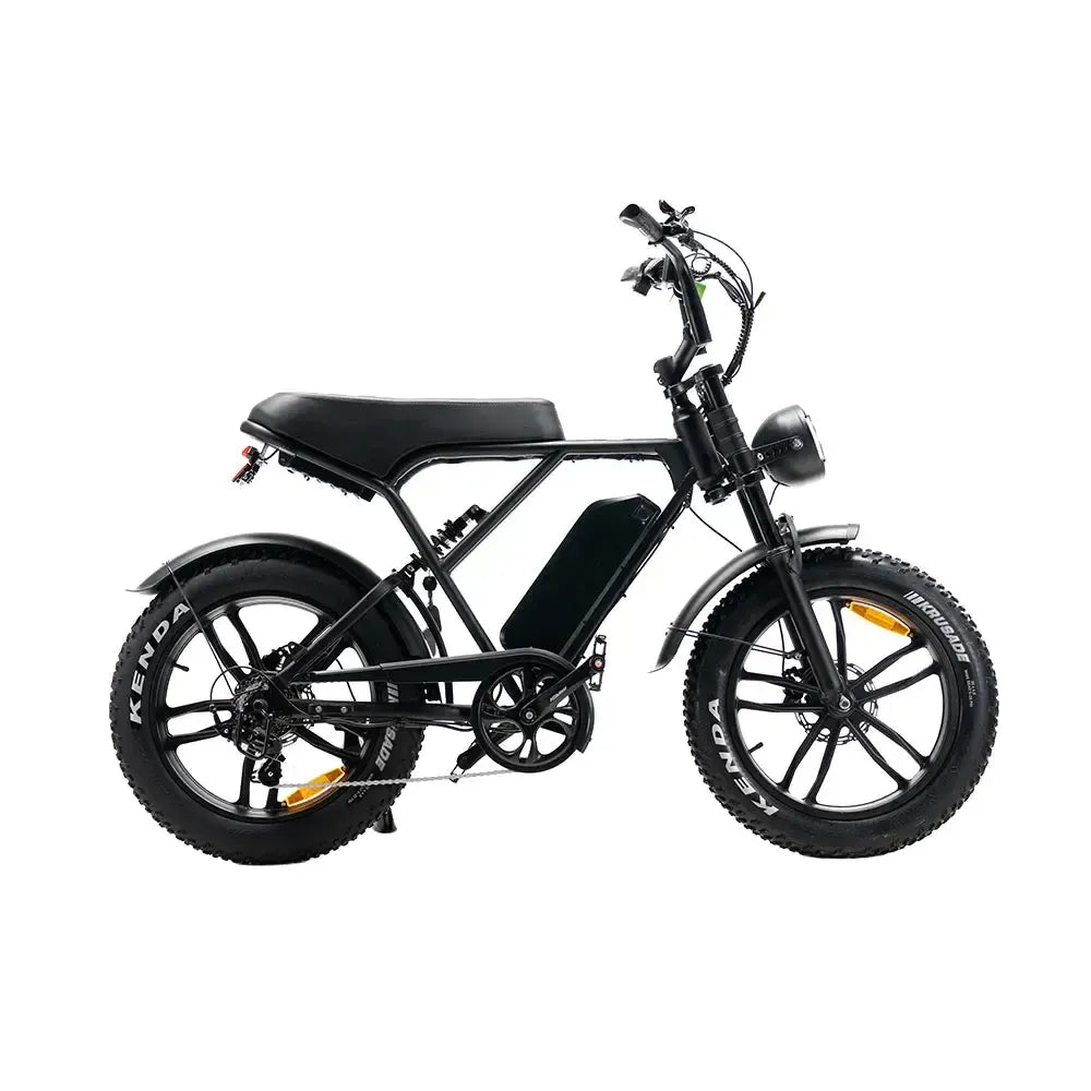 OUXI H9 Fatbike - Zwart - Hydraulische Remmen