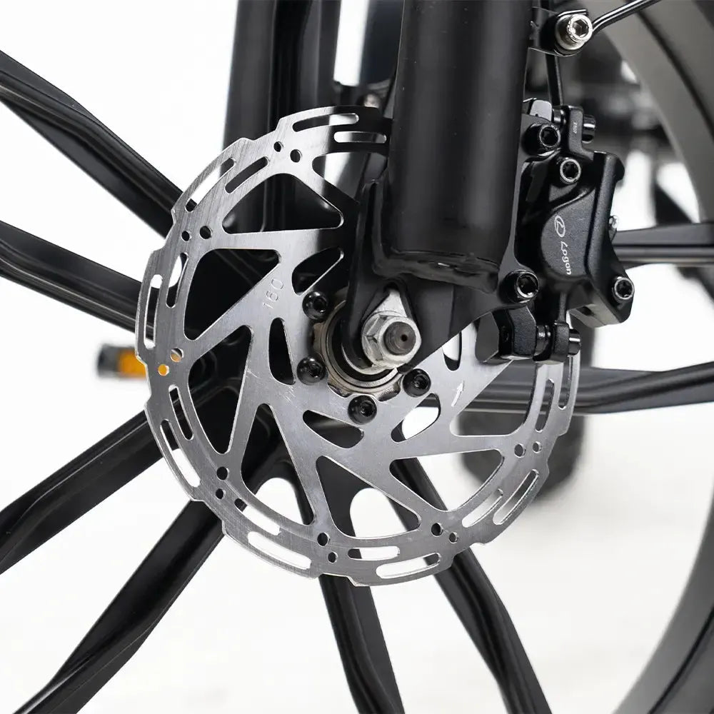 OUXI H9 Fatbike - Zwart - Hydraulische Remmen