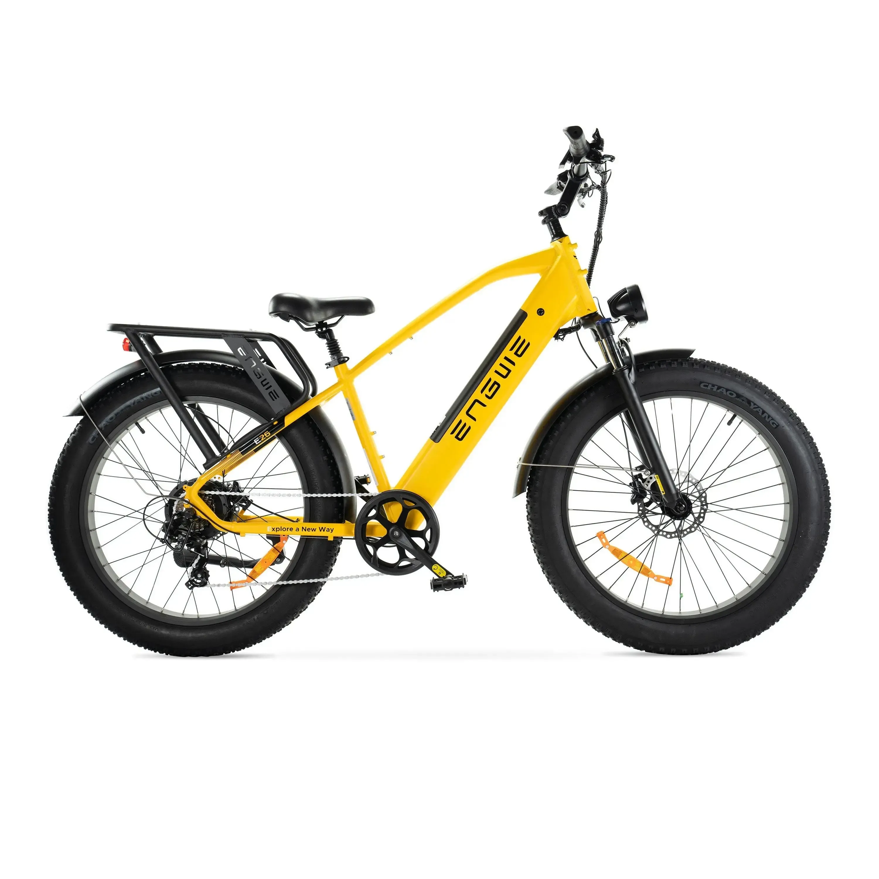 ENGWE E26 - Hoge instap - Geel Elektrische fatbike