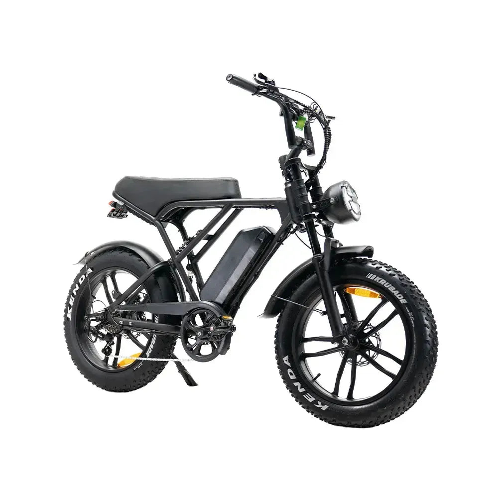 OUXI H9 Fatbike - Zwart - Hydraulische Remmen voorkant