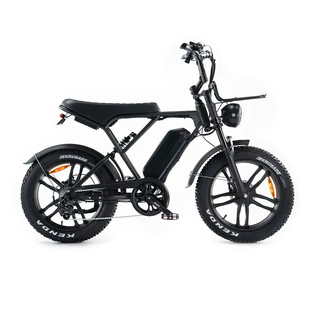 OUXI H9 Fatbike - Zwart - Hydraulische Remmen