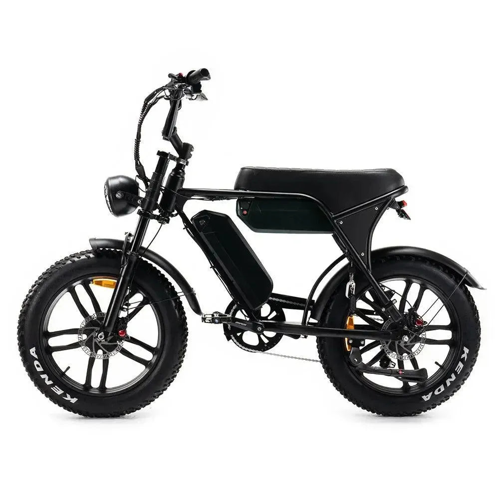 OUXI V8 MAX 5.0 (C80) dubbele accu - Fatbike - Zwart - Hydraulische Remmen