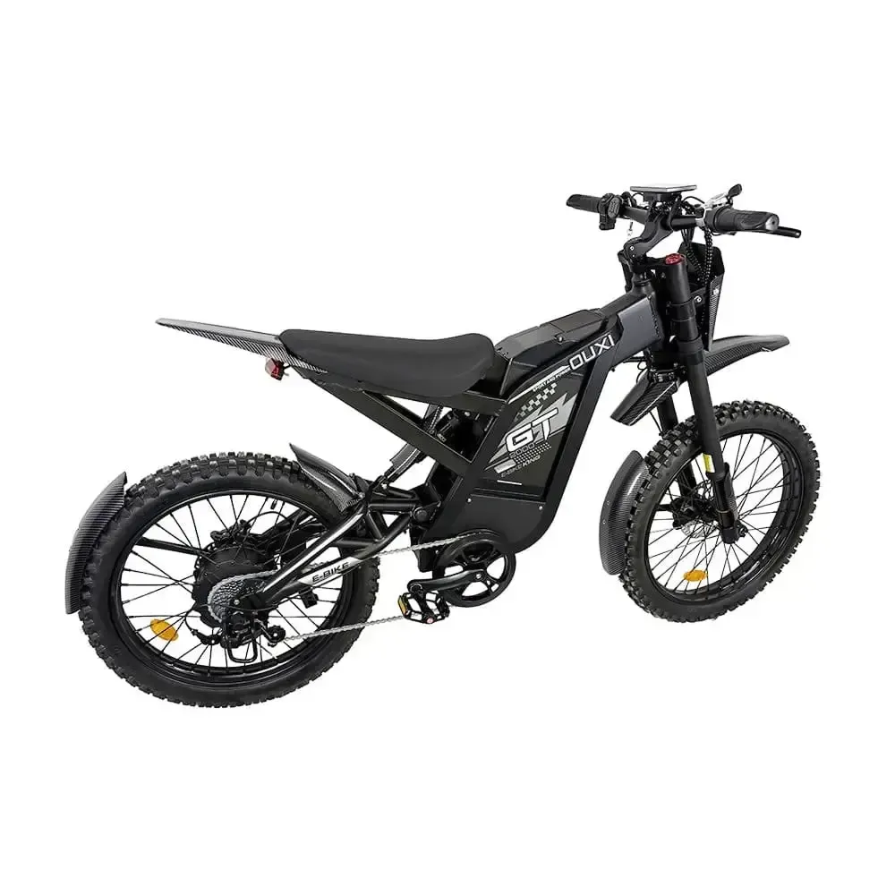 Ouxi GT-2000 - fatbike - Zwart fatbike achterkant