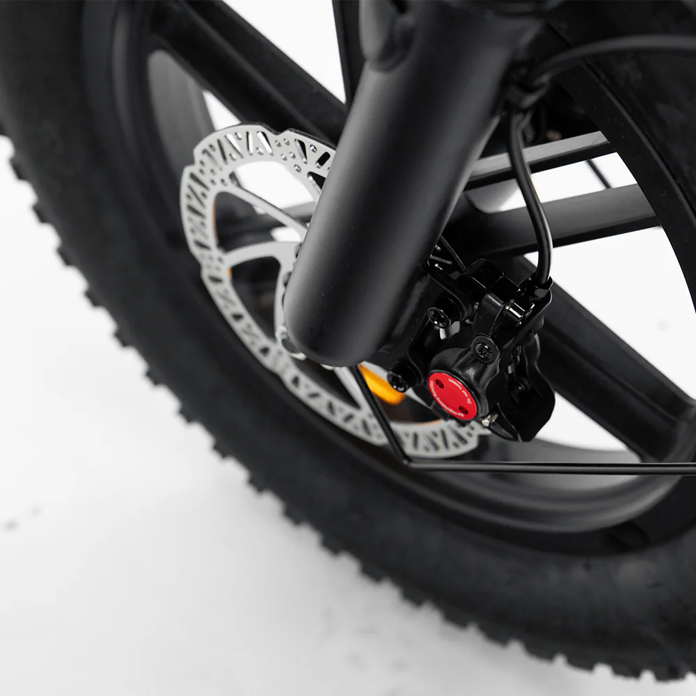OUXI C80 Mini Fatbike - Grijs - Hydraulische Remmen
