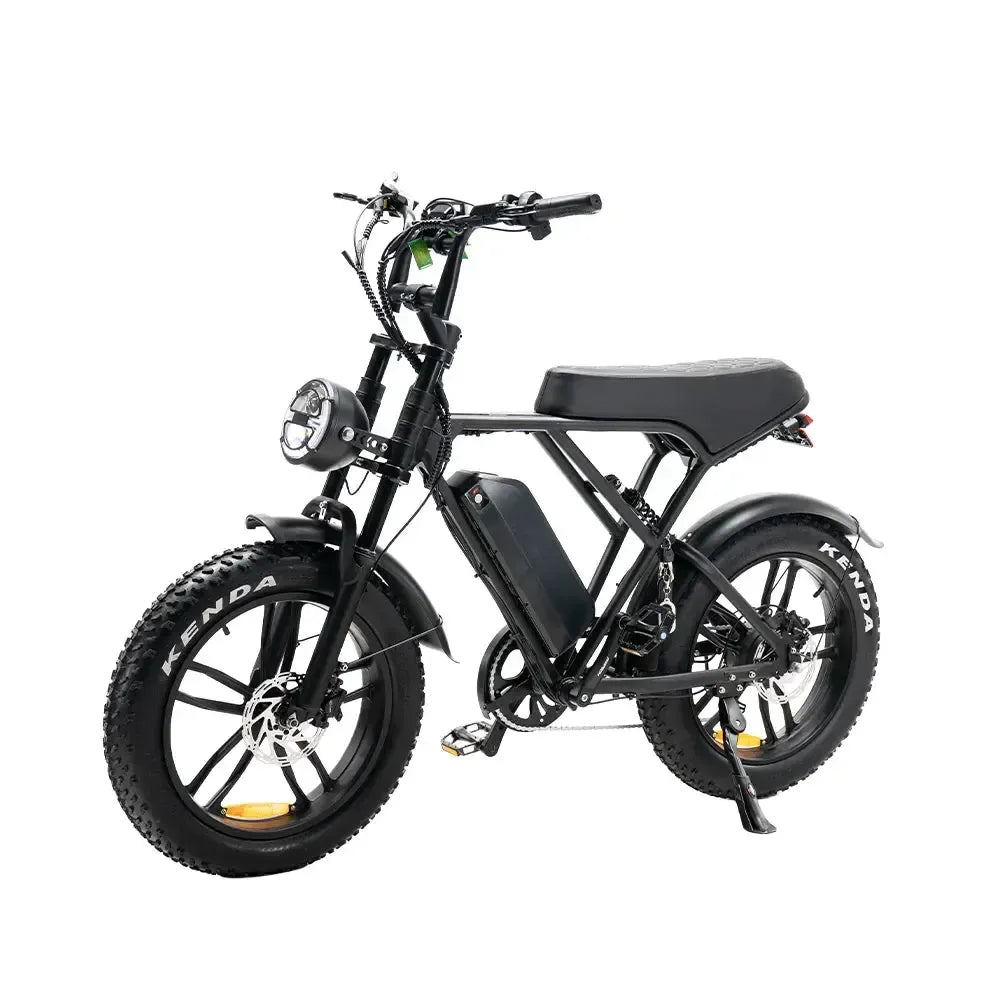OUXI H9 Fatbike - Zwart - Hydraulische Remmen zijkant