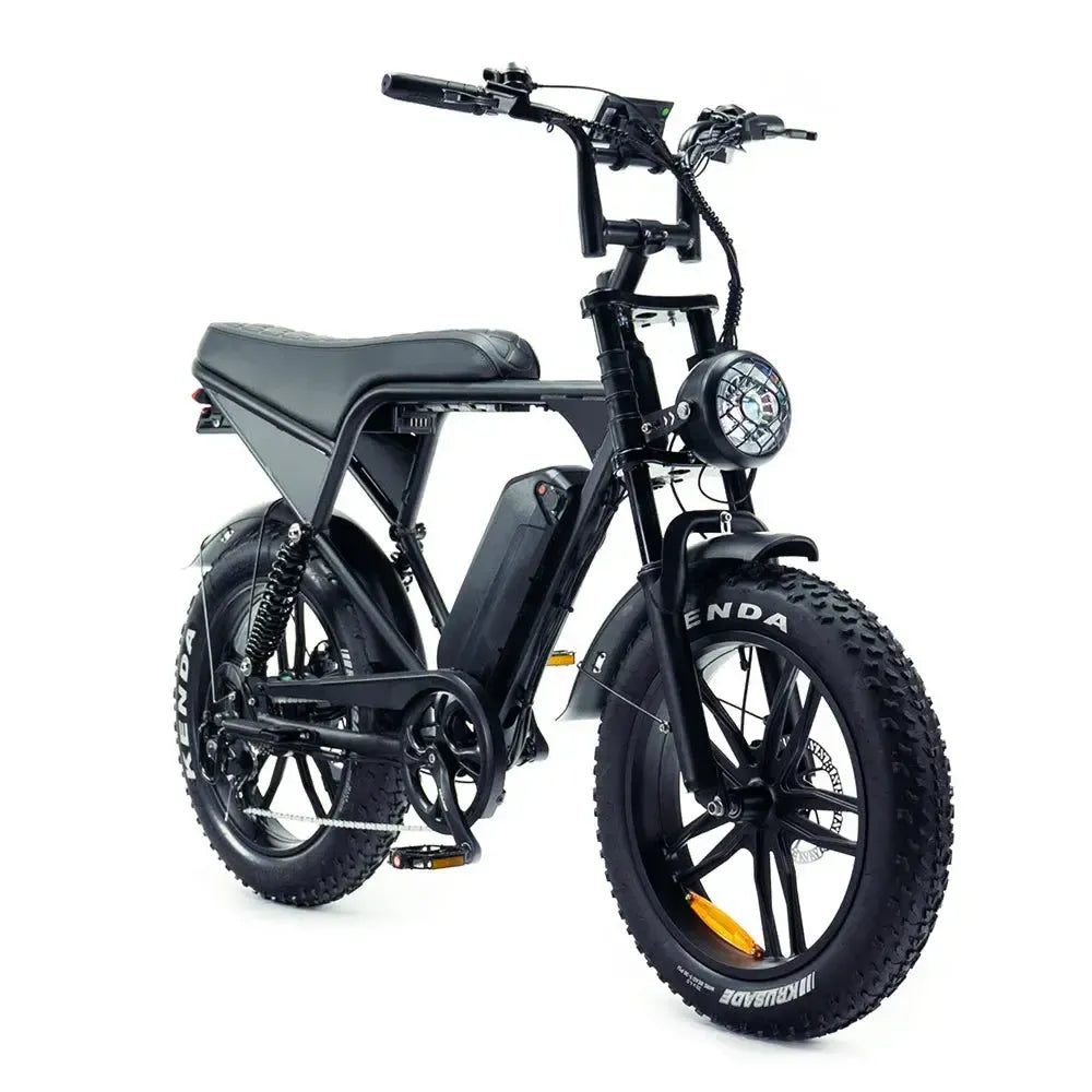 OUXI V8 Pro 24 Inch Fatbike - Zwart - Hydraulische Remmen