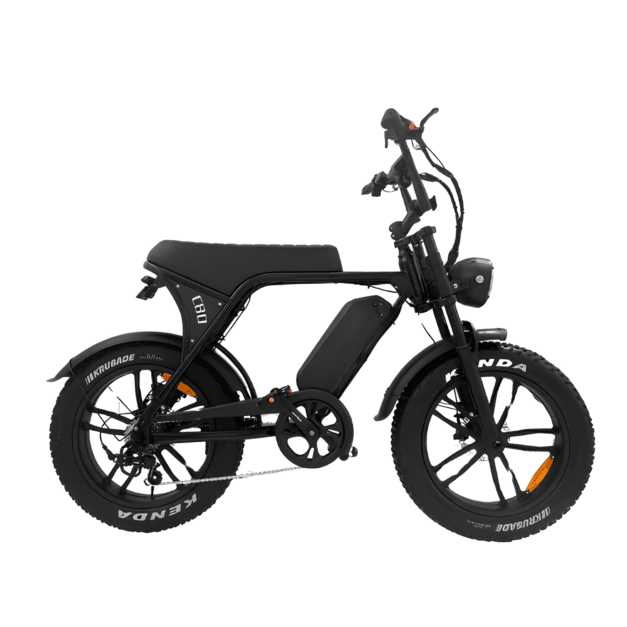 OUXI V8 6.0 (C80) Fatbike - Zwart - Hydraulische Remmen