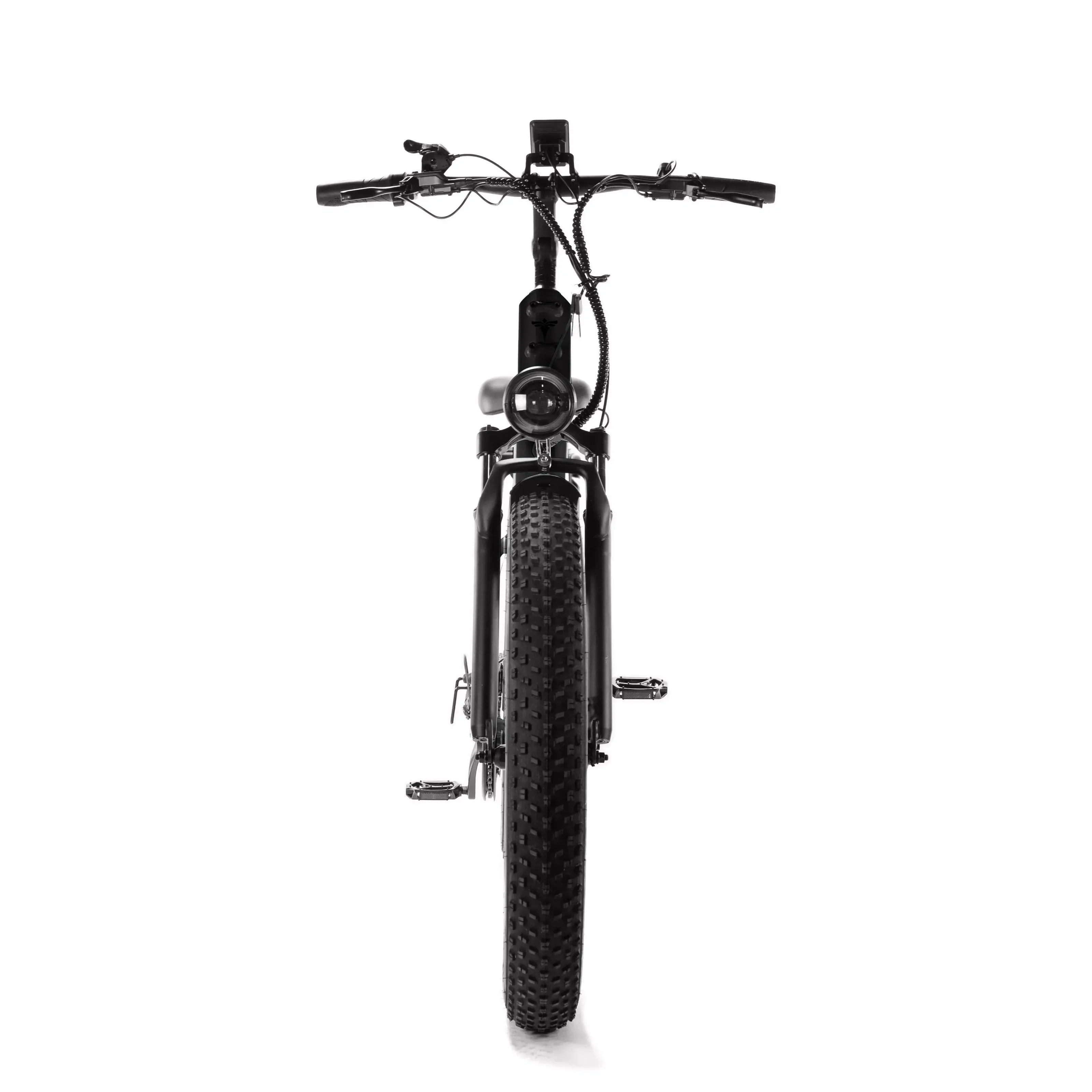 ENGWE E26 - Lage instap - Zwart elektrische fatbike voorkant