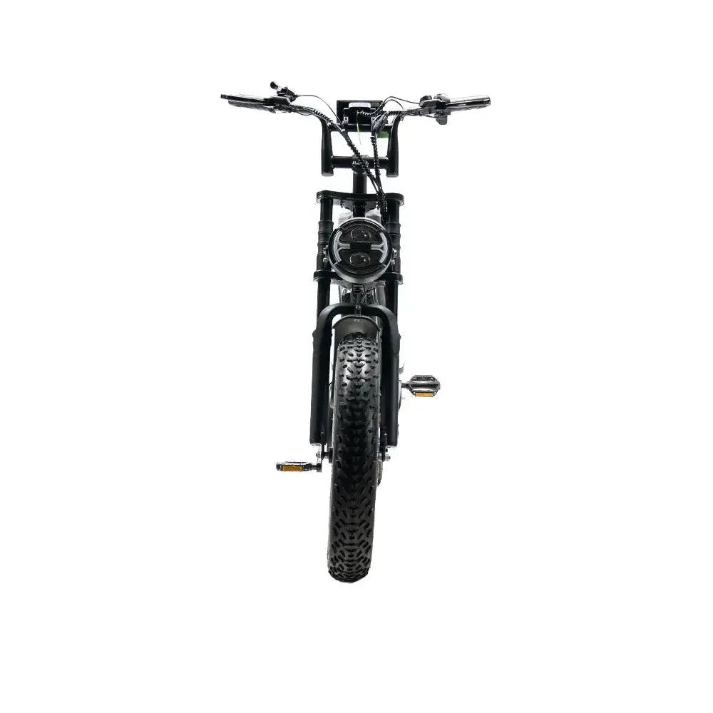OUXI H9 Fatbike - Zwart - Hydraulische Remmen voorkant