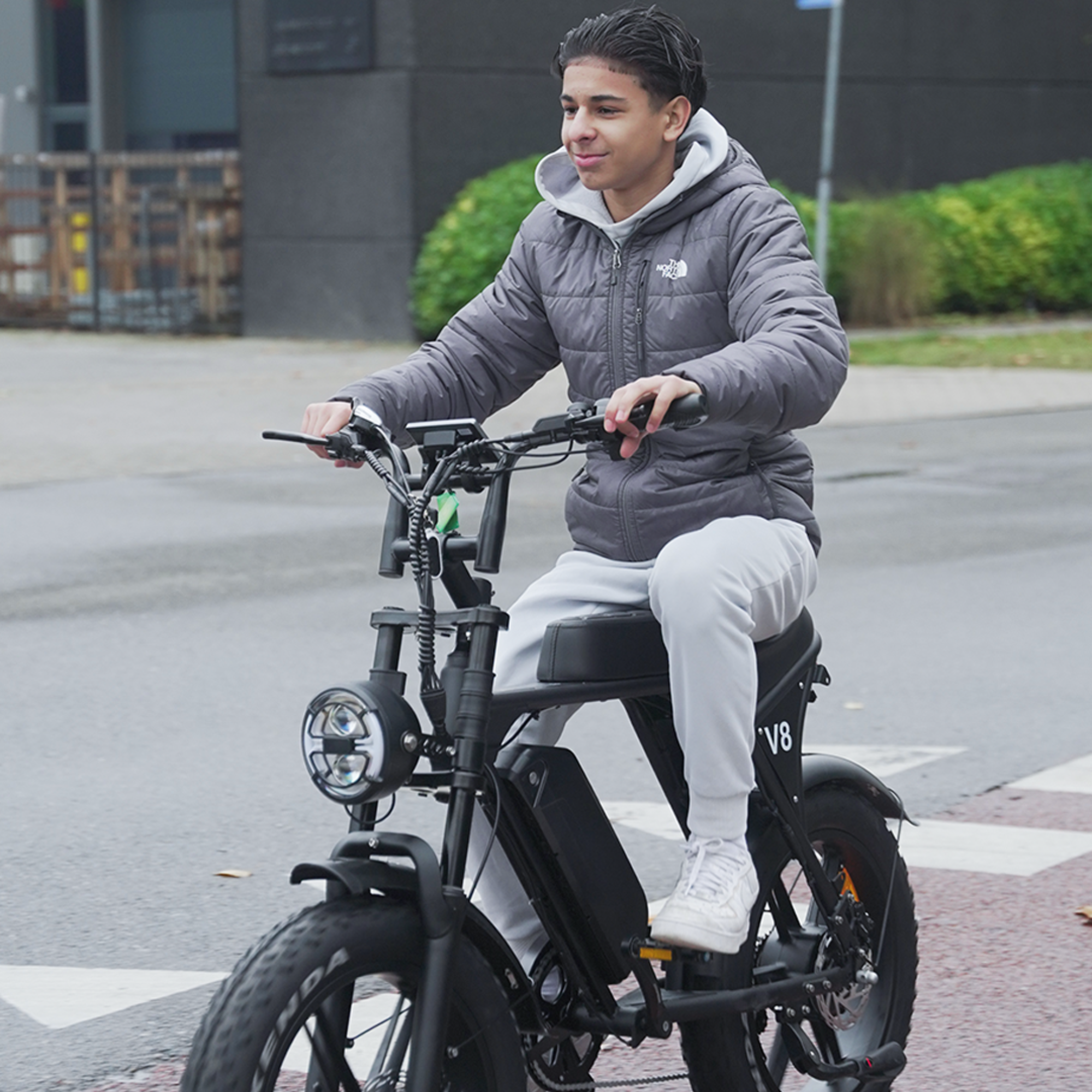 OUXI V8 3.0 Fatbike - Zwart - Hydraulische Remmen