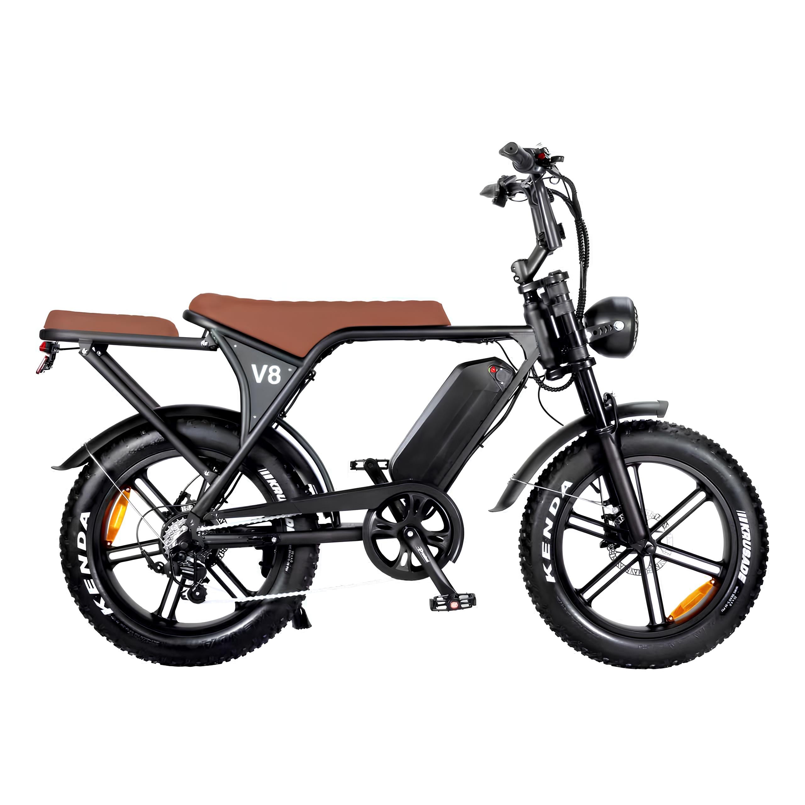 OUXI V8 3.0 Fatbike - Bruin - Hydraulische Remmen