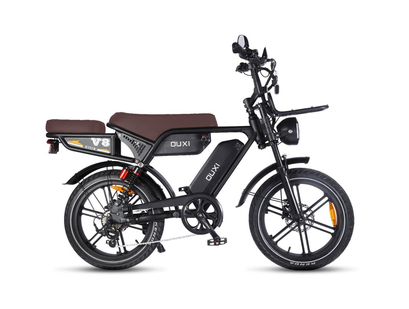 OUXI V8 Ultra Max - Zwart Bruin zadel
