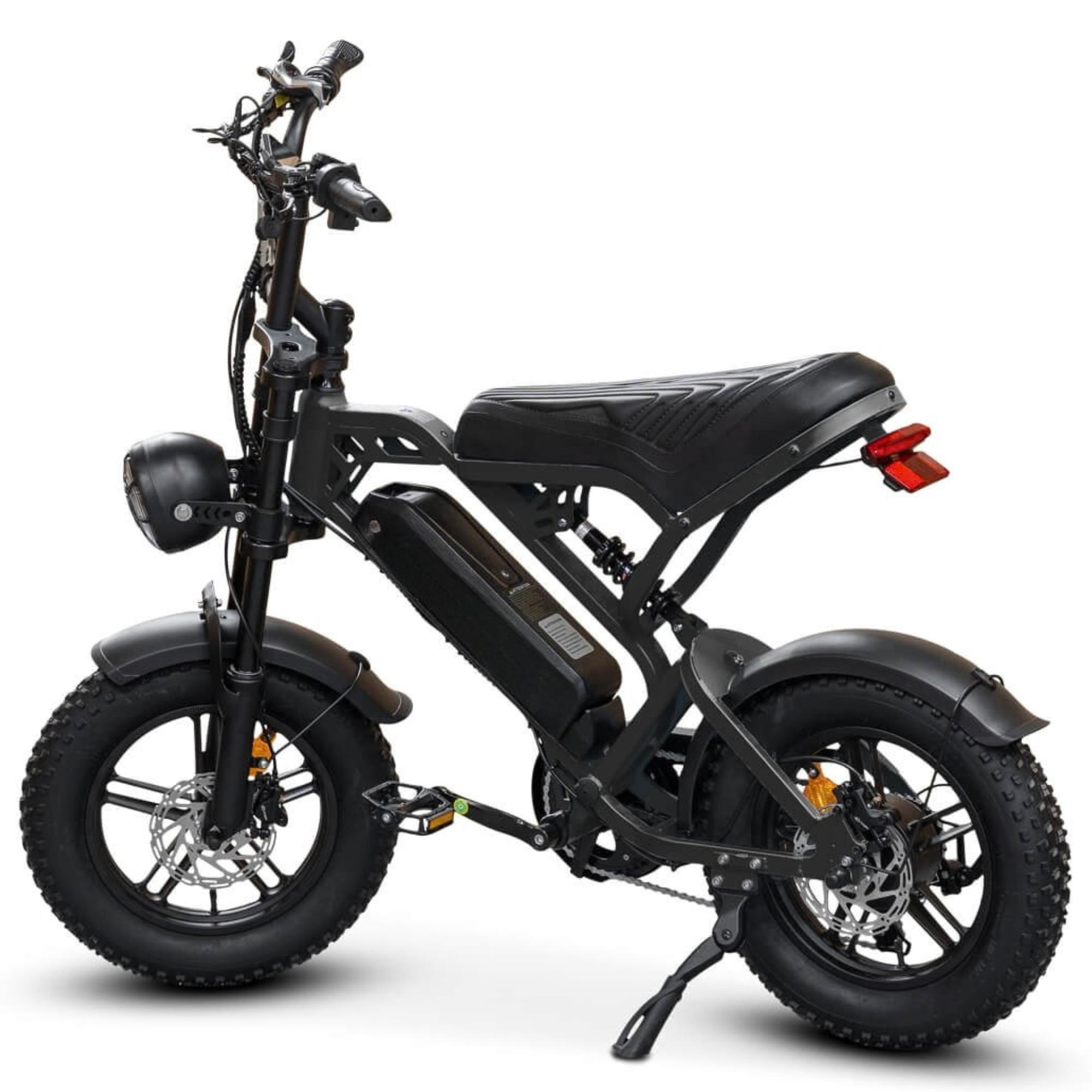 Fatbike V20 Pro Mini - Zwart - Hydraulische Remmen achterkant