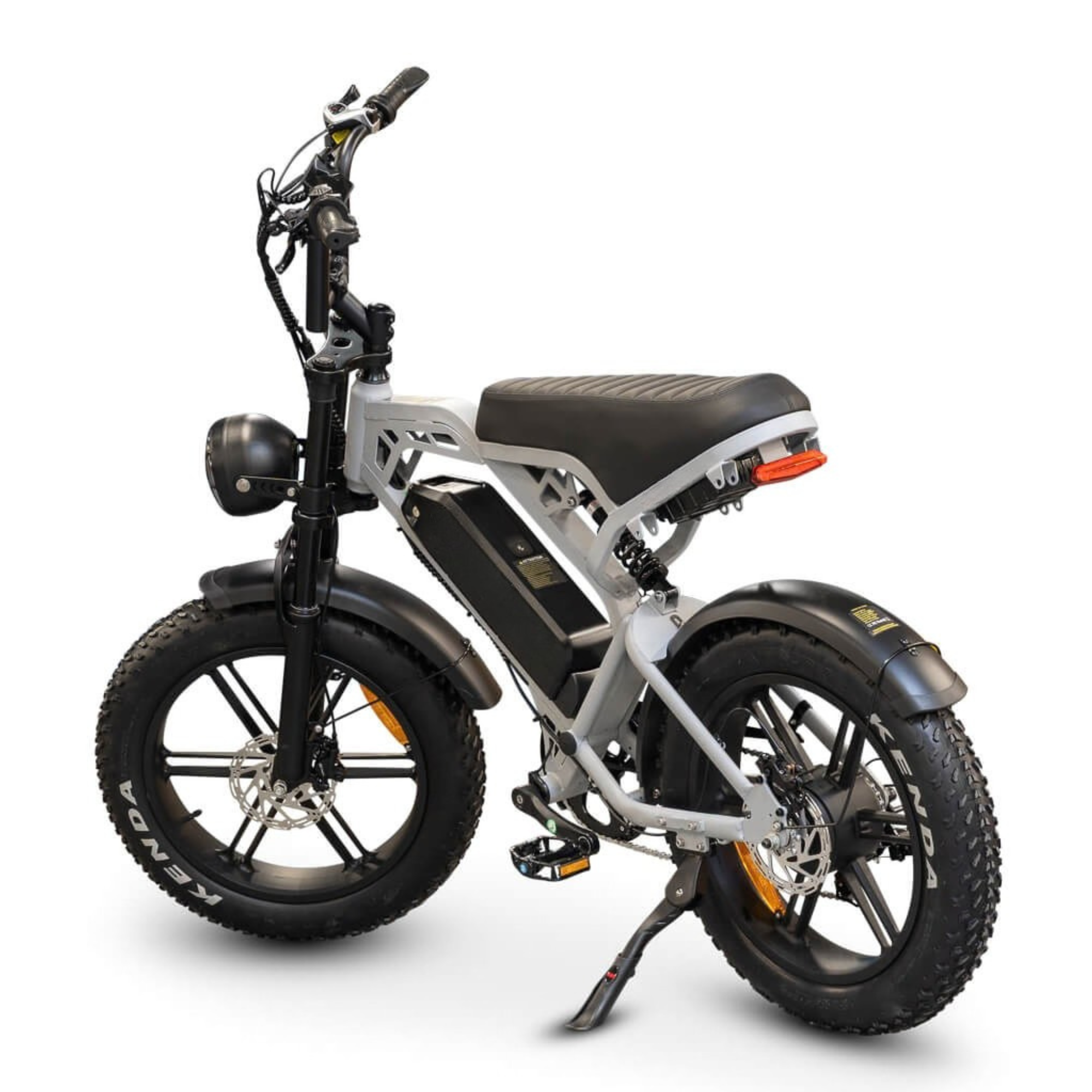 Fatbike V20 Pro 9.0 - Nardo Grijs - Hydraulische Remmen achterkant