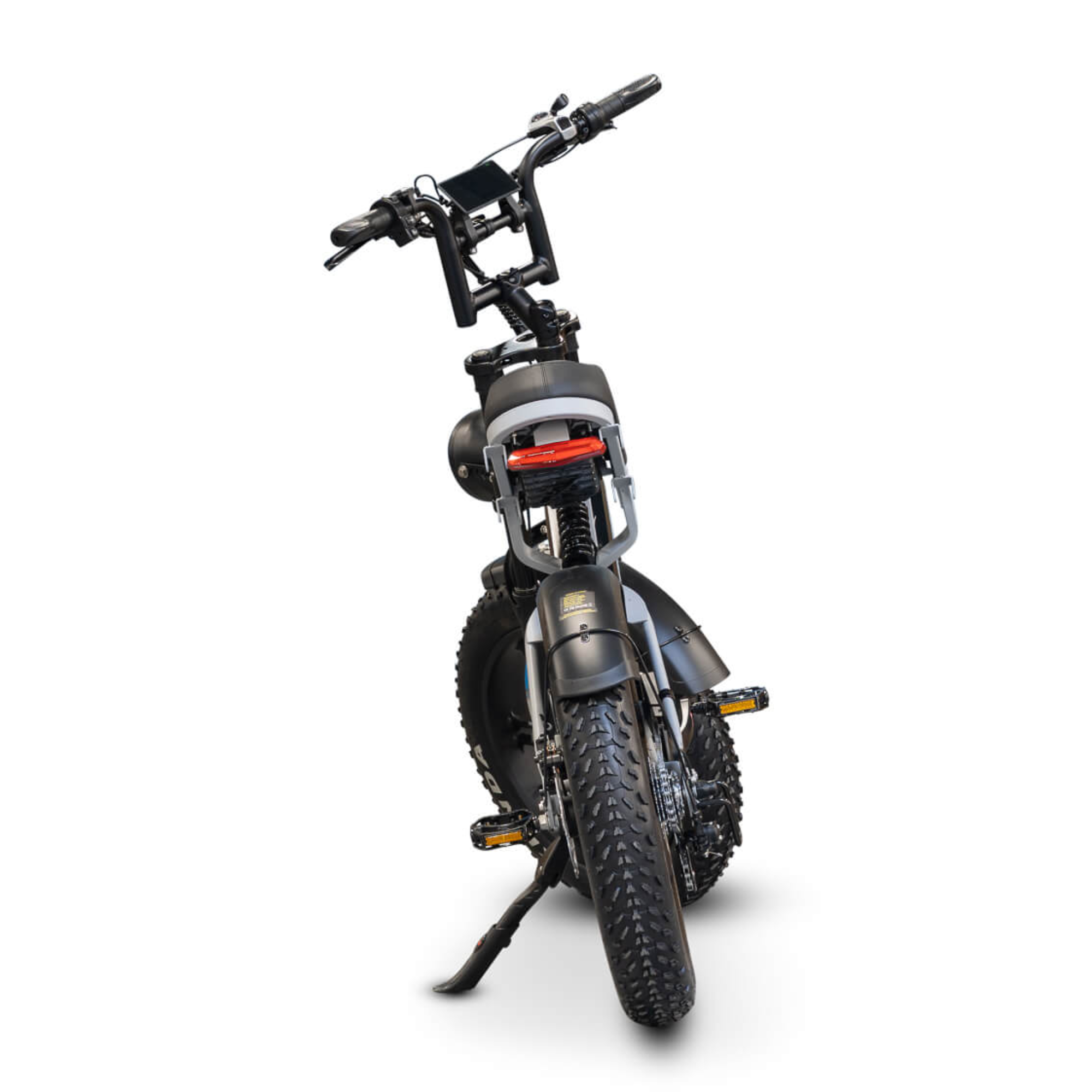 Fatbike V20 Pro 9.0 - Nardo Grijs - Hydraulische Remmen achterkant 