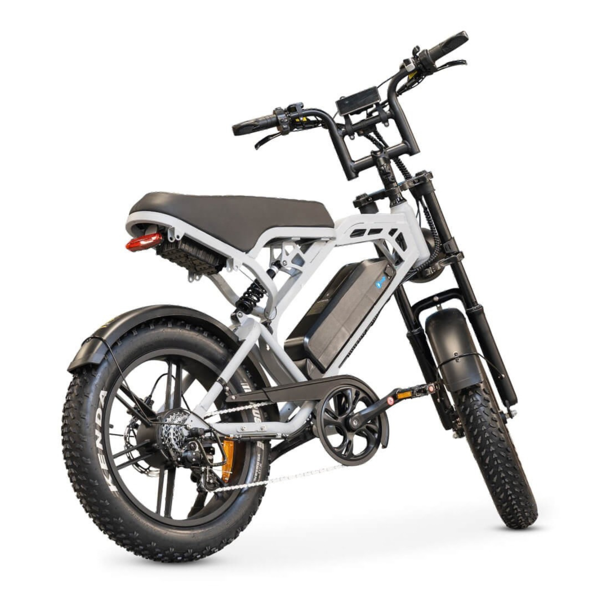 Fatbike V20 Pro 9.0 - Nardo Grijs - Hydraulische Remmen rechterkant 