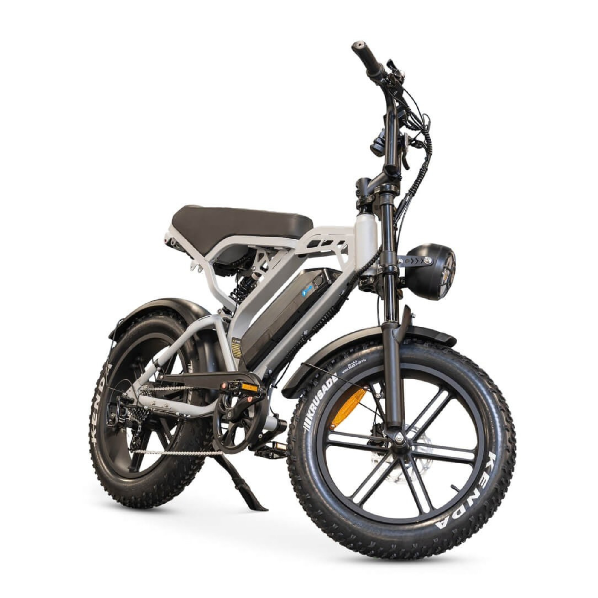 Fatbike V20 Pro 9.0 - Nardo Grijs - Hydraulische Remmen linksvoor