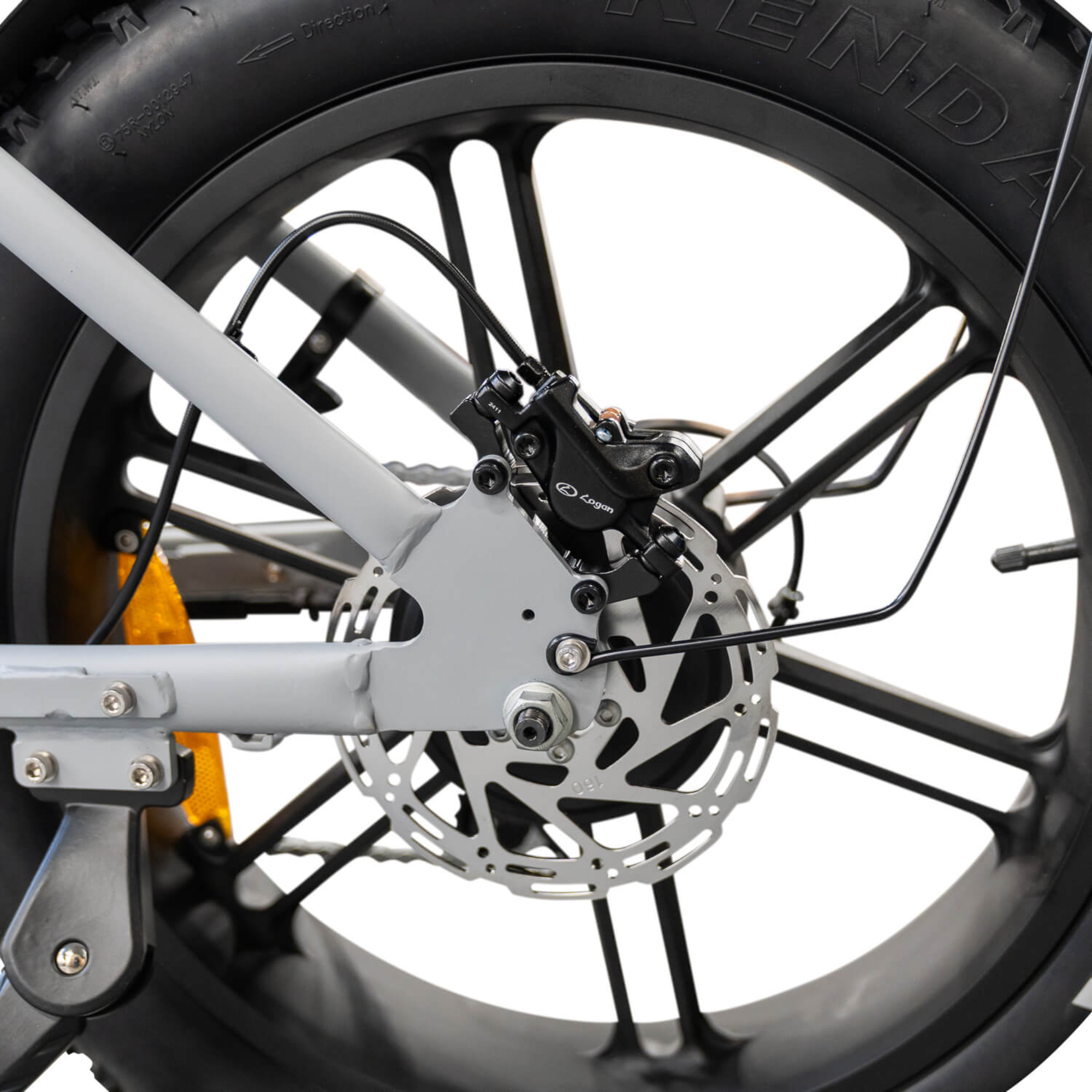 Fatbike V20 Pro 9.0 - Nardo Grijs - Hydraulische Remmen schrijfrem