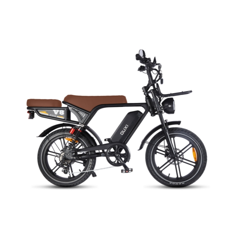 OUXI V8 Ultra - Zwart bruin zadel
