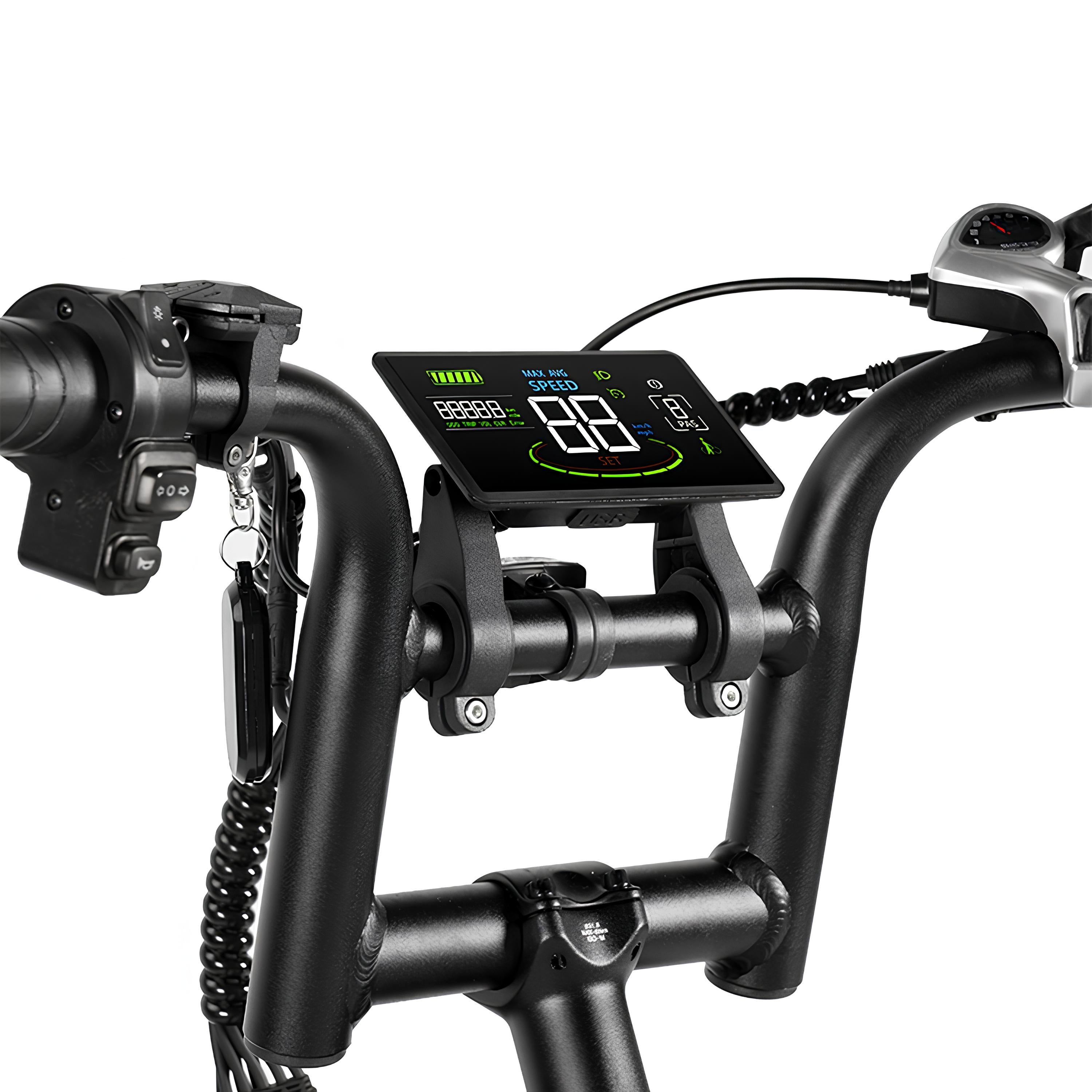 Fatbike V20 Pro 9.0 - Zwart - Hydraulische Remmen display