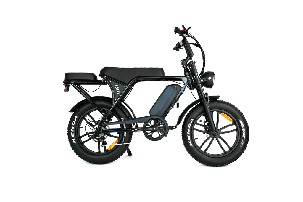 OUXI V8 6.0 (C80) Fatbike - Zwart - Hydraulische Remmen