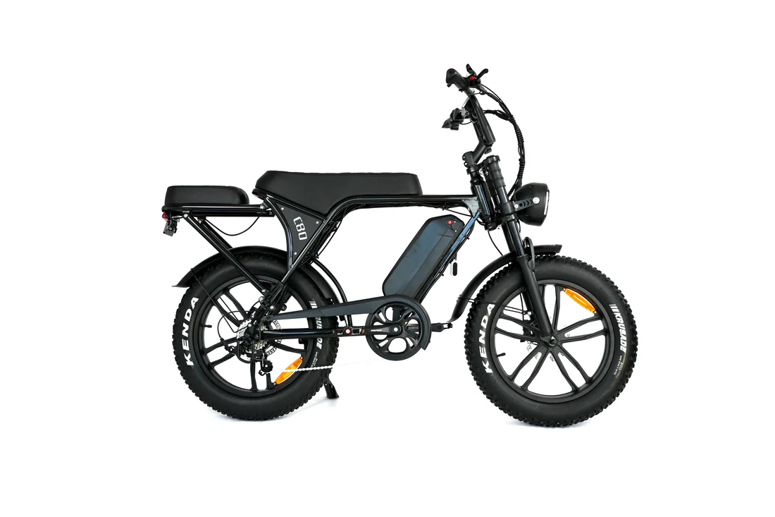 OUXI V8 6.0 (C80) Fatbike - Zwart - Hydraulische Remmen