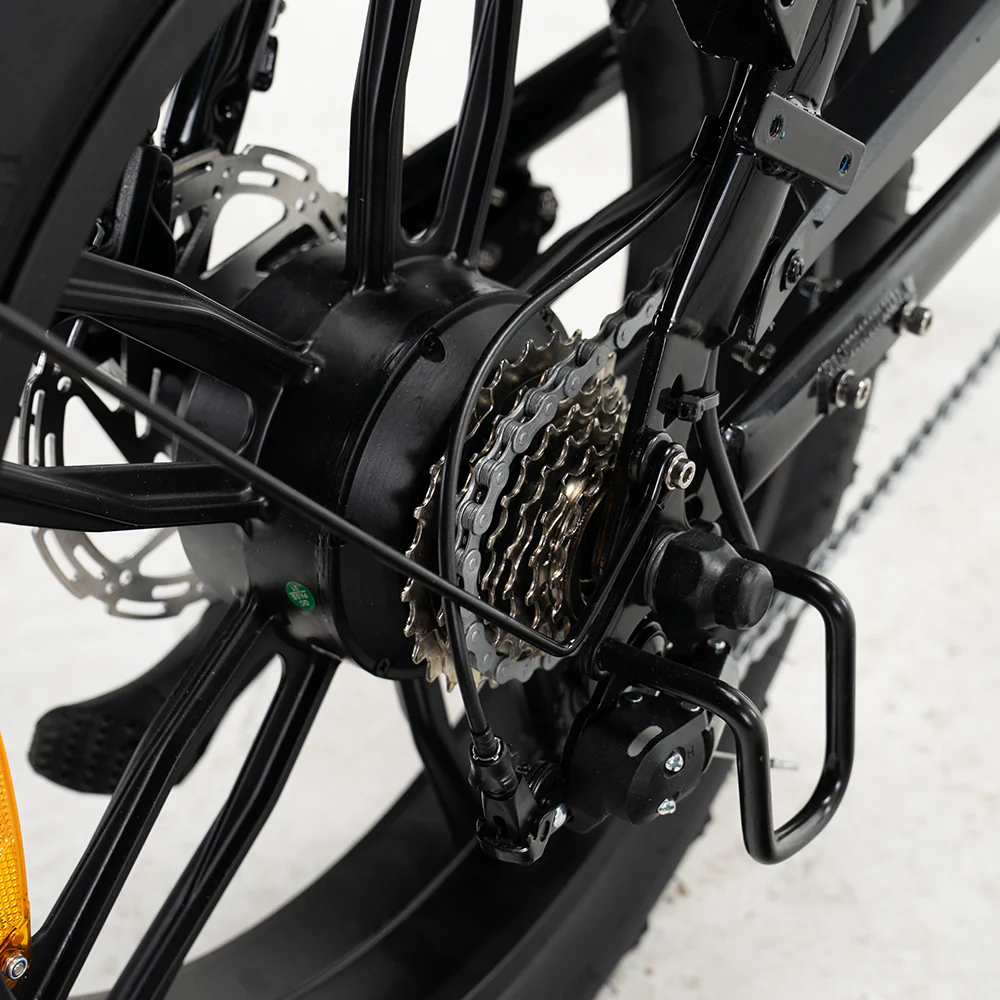 COMBI DEAL OUXI V8 3.0 Fatbike - Zwart - Hydraulische Remmen
