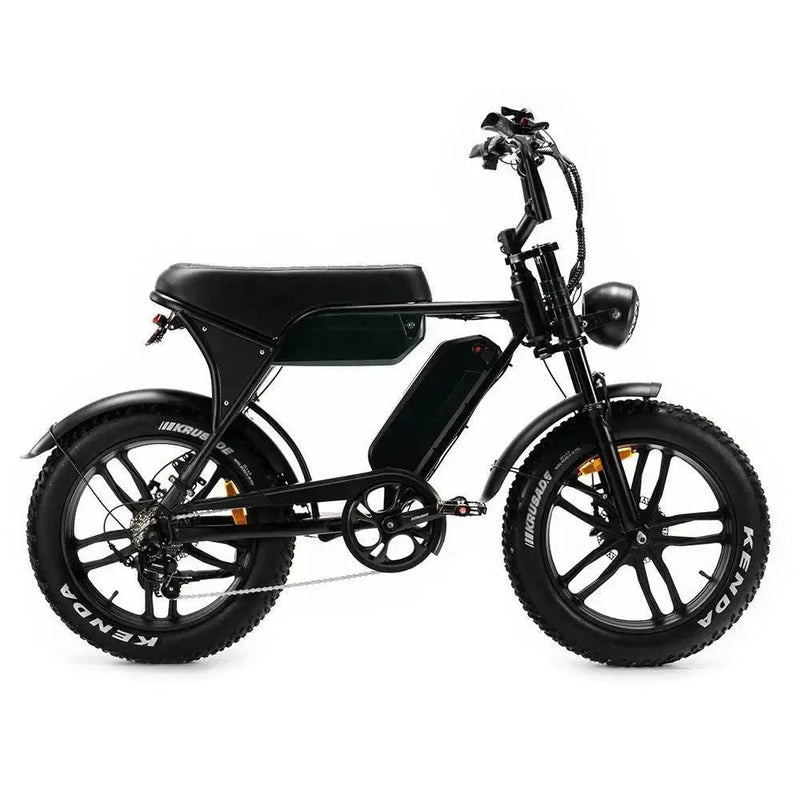 OUXI V8 MAX 5.0 (C80) dubbele accu - Fatbike - Zwart - Hydraulische Remmen