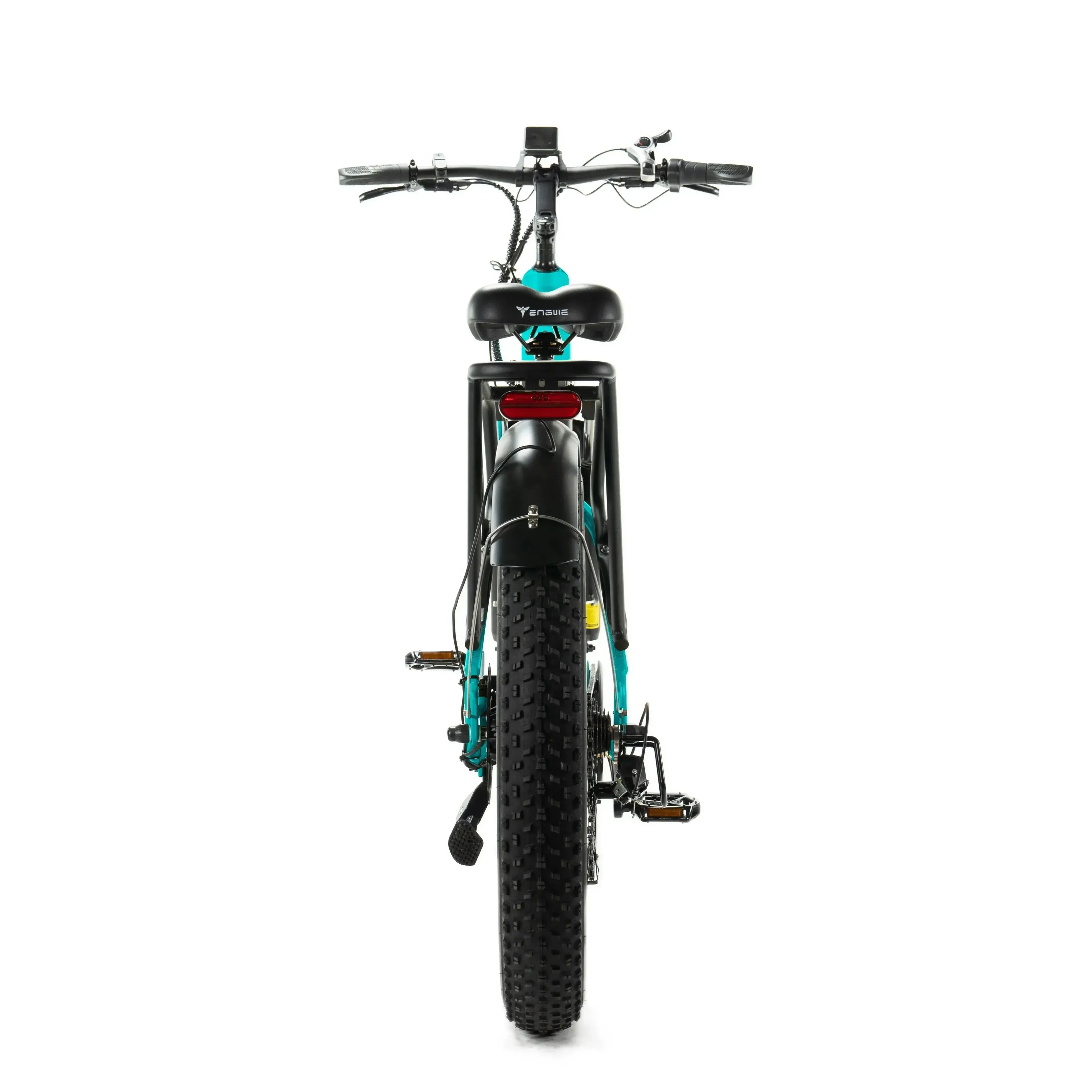 ENGWE E26 - Lage instap - Blauw elektrische fatbike achterkant