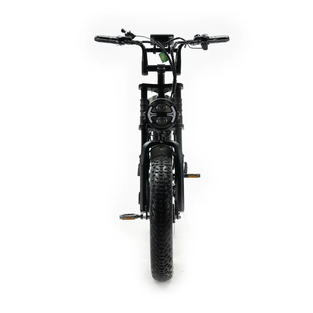 COMBI DEAL OUXI V8 3.0 Fatbike - Zwart - Hydraulische Remmen