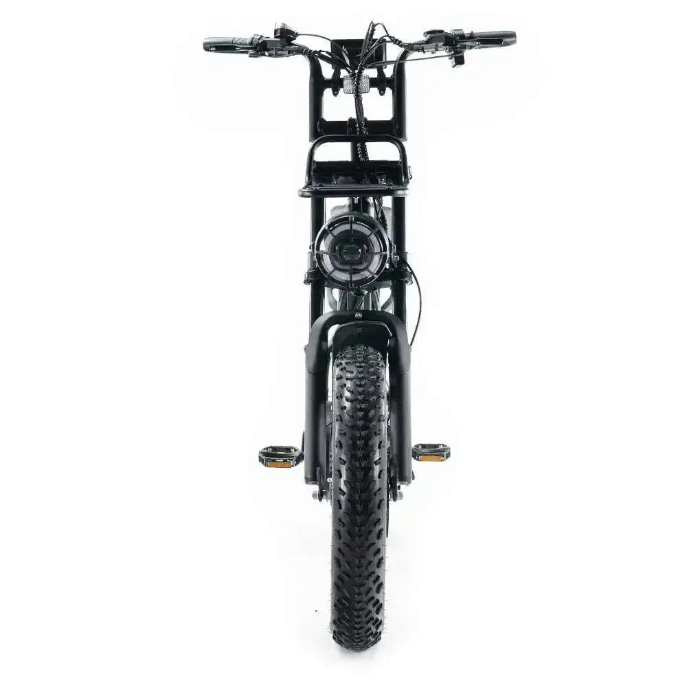 COMBI DEAL Fatbike V20 Pro 9.0 - Zwart - Hydraulische Remmen voorkant