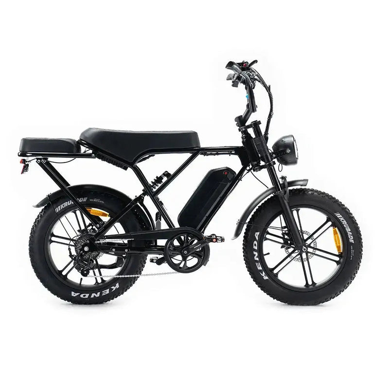 OUXI H9 Fatbike - Zwart - Hydraulische Remmen