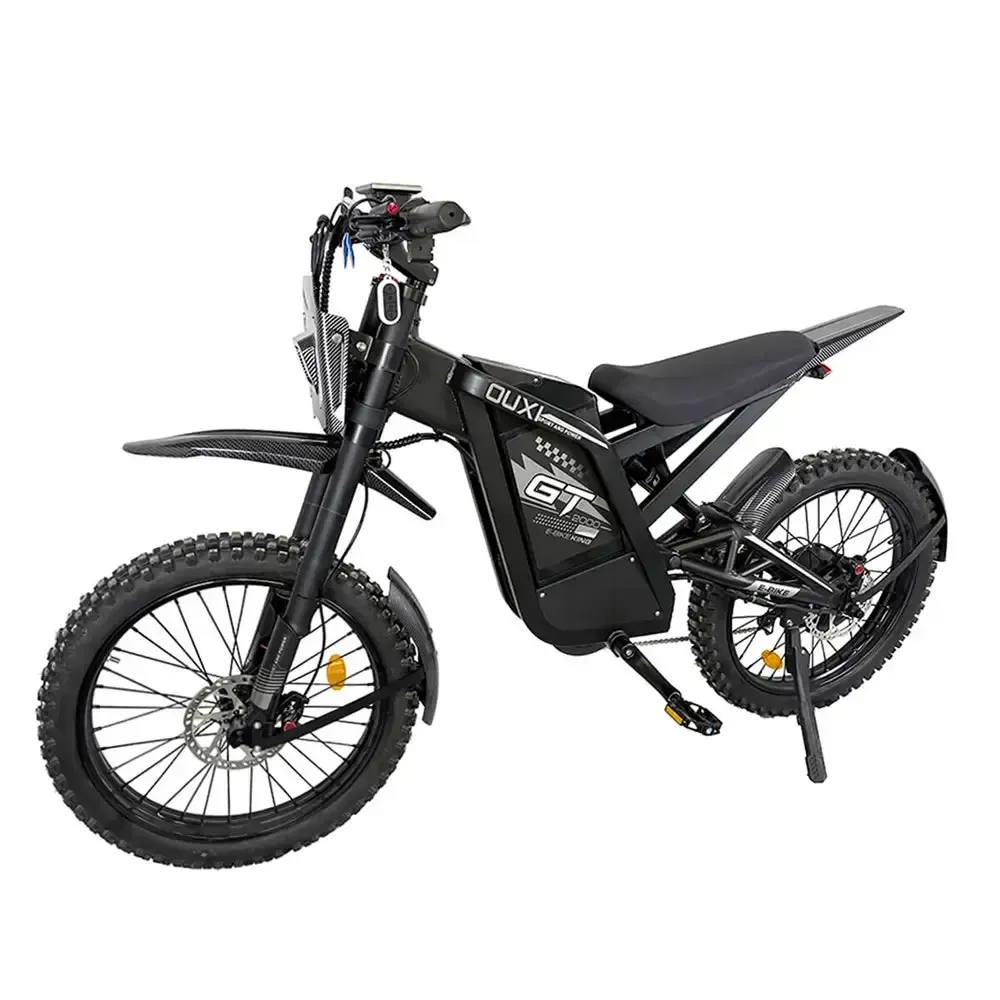 Ouxi GT-2000 - fatbike - Zwart fatbike voorkant