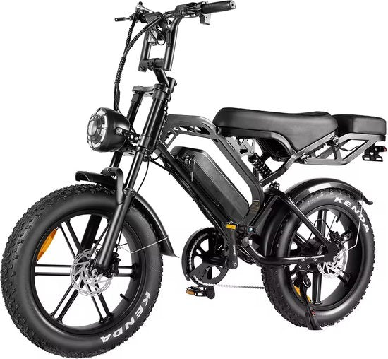 Fatbike V20 Pro 9.0 - Zwart - Hydraulische Remmen