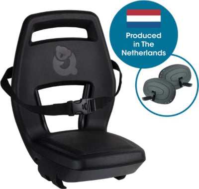 Qibbel achterzitje Junior 6+ zwart