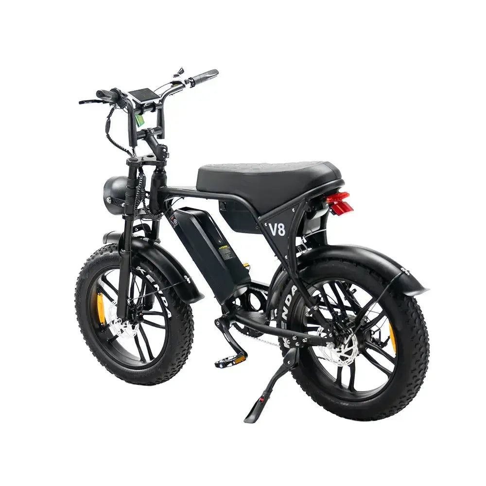 OUXI V8 MAX dubbele accu - Fatbike - Zwart - Hydraulische Remmen